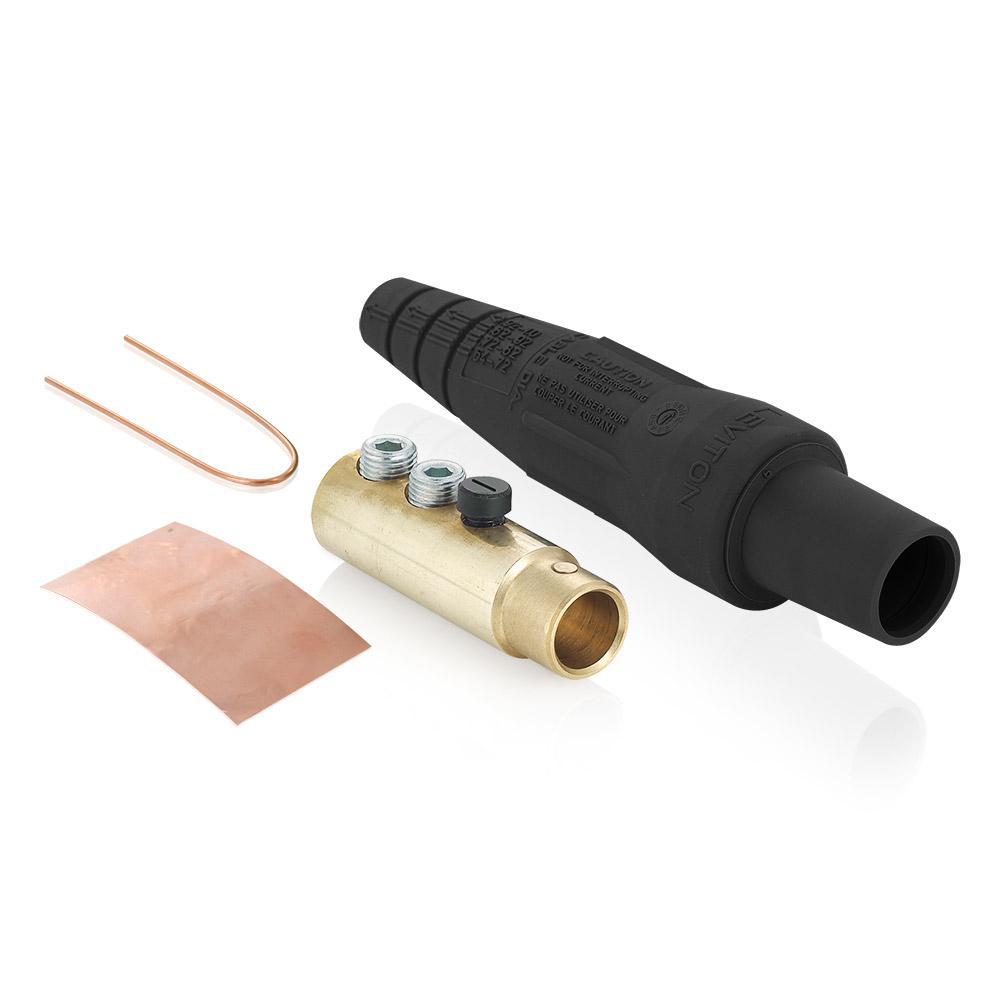 Product image for Female Plug, 2/0 - 4/0 AWG, Double Set Screw Termination
