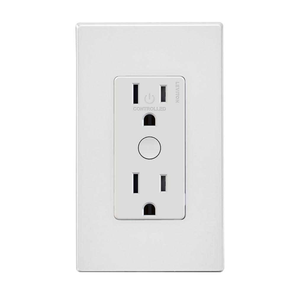 Product image for Decora Smart Outlet, Z-Wave 700 Series