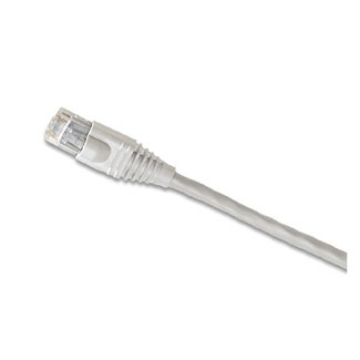Product image for Cord patch CAT-5e UTP 24-gauge white 0.22"x3'