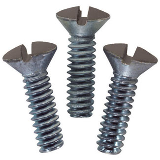 Product image for Screw oval head milled slot 6-32 thrd brn 1/2in
