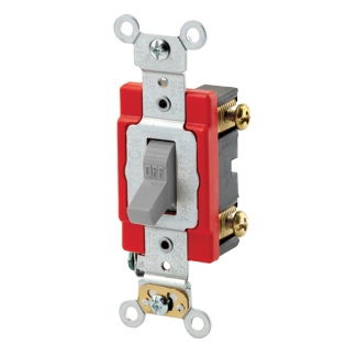 Product image for Switch toggle industrial 1P 120/277V 20A grey