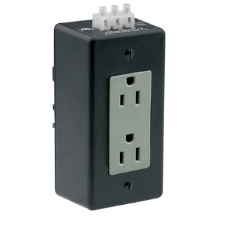 Product image for Receptacle straight duplex 2P 3W 125V 15AMP grey