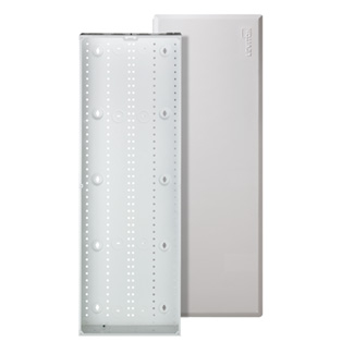 Product image for 42" Structured Media Enclosure with Flush Mount Cover, Metal, White