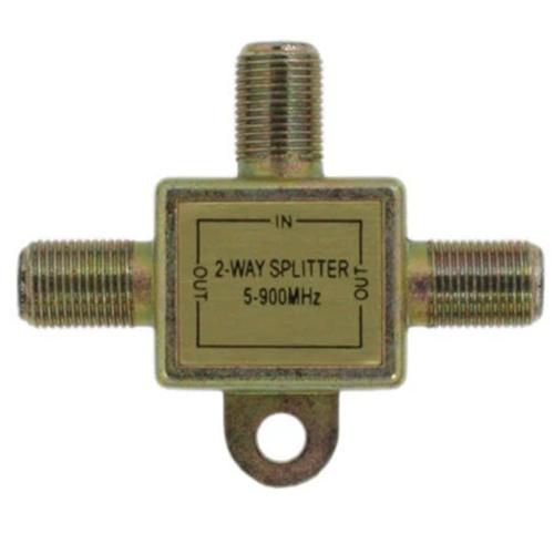 Product image for Splitter 2-way CATV 5 to 900 MHz die cast