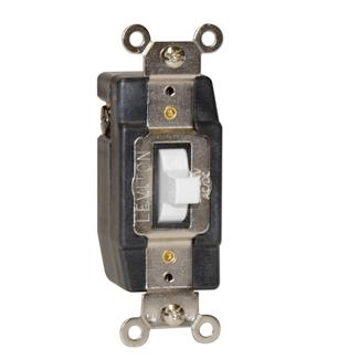 Product image for Switch toggle 1-pole momentary contact 3A 24VAC/DC white