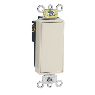 Product image for Switch Decora commercial 1P 120/277V 15A lt alm