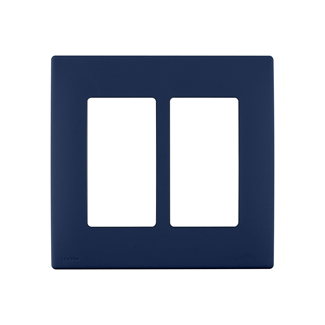 Product image for Wall plate snap-on polymer 2G rich navy