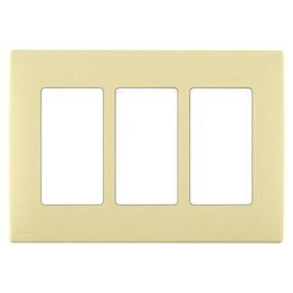 Product image for Wall plate snap-on polymer 3G corn silk