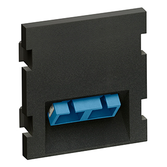 Product image for Module MOS adapter duplex SC 2-unit high fiber black