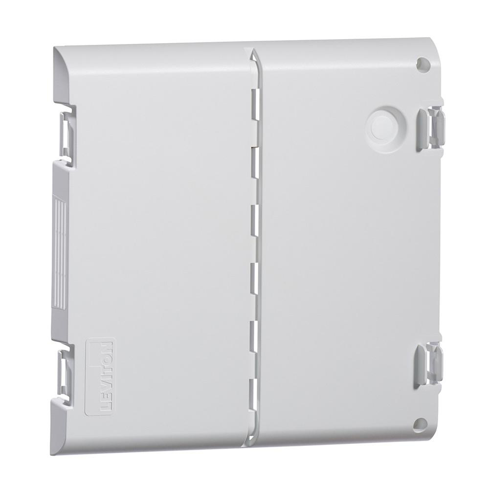 Product image for 14" Vented Hinged Door, Plastic, White
