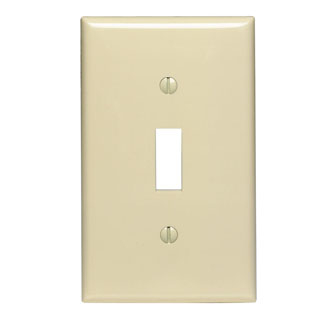 Product image for Cover plate toggle switch 1 gang almlit