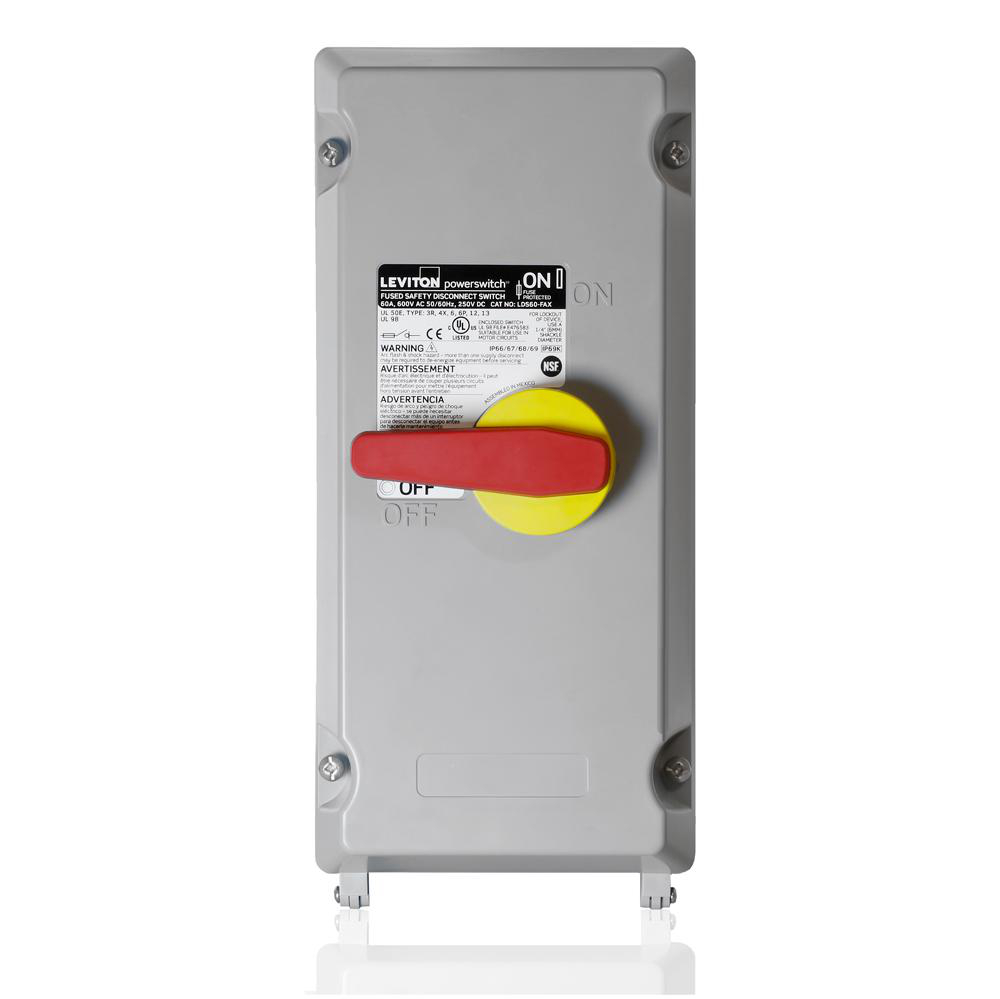 Product image for Powerswitch® Safety Disconnect Switch with Factory Installed Auxiliary Contact