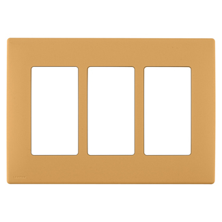 Product image for Wall plate snap-on polymer 3G toasted coconut