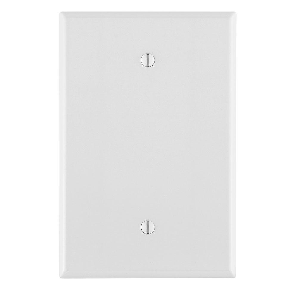 Product image for Wallplate blank no device 1-gang white
