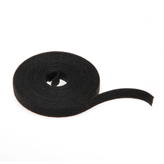 Product image for Wrap bulk roll for low-voltage multimedia black 15'x0.5"