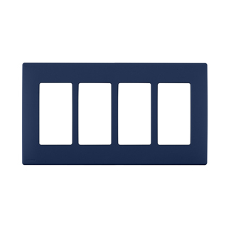 Product image for Wall plate snap-on polymer 4G rich navy