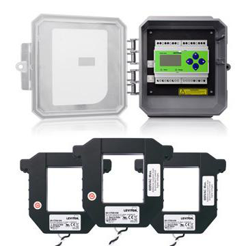 Product image for Submeter, Outdoor, Universal Voltage, 3 Phase 3 Wire/4 Wire, 400A, 3 Split Core