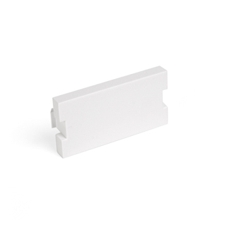 Product image for Insert blank module 1 unit high white