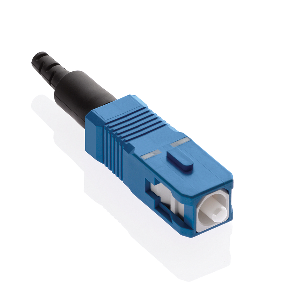 Product image for Connector pre-polished SC singlemode blue