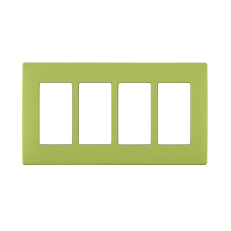 Product image for Wall plate snap-on polymer 4G granny smith apple