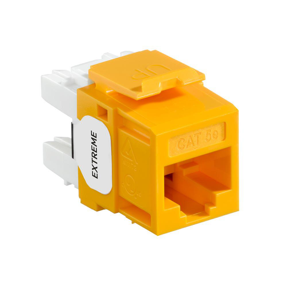 Product image for Connector Cat5e+ utp yellow gigamax