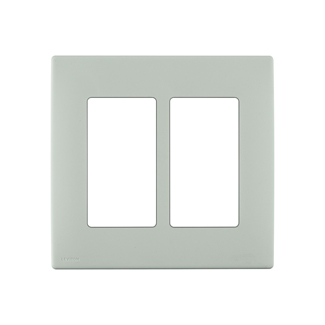 Product image for Wall plate snap-on polymer 2G sea spray