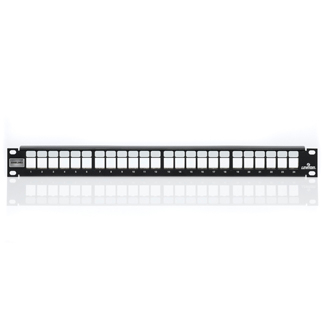 Product image for Patch panel shielded QuickPort 24port 1RU