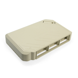 Product image for Multimedia outlet system 6port surface mnt ivory