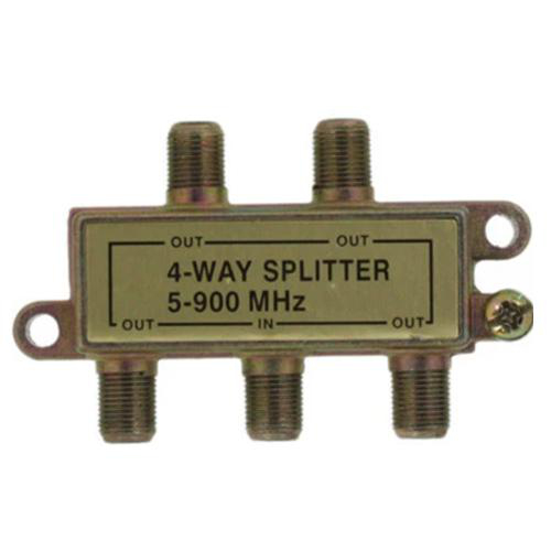 Product image for Splitter 4-way 75ohm f-connector