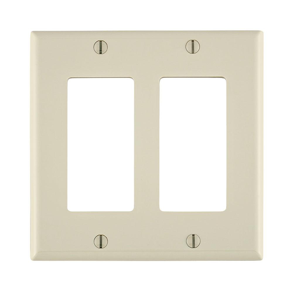 Product image for Cover plate decora 2 gang alm lite