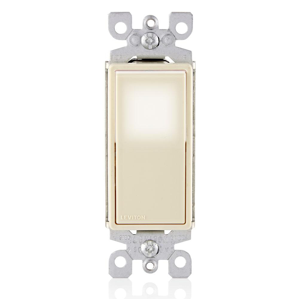 Product image for Decora LED Illuminated Rocker 3-Way Switch