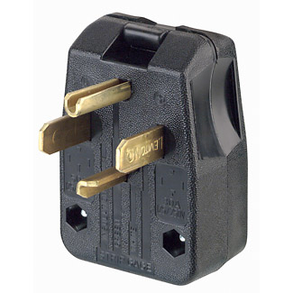 Product image for Straight Blade Receptacle, 3-Pole, 4 Wire with Grounding, Commercial Grade