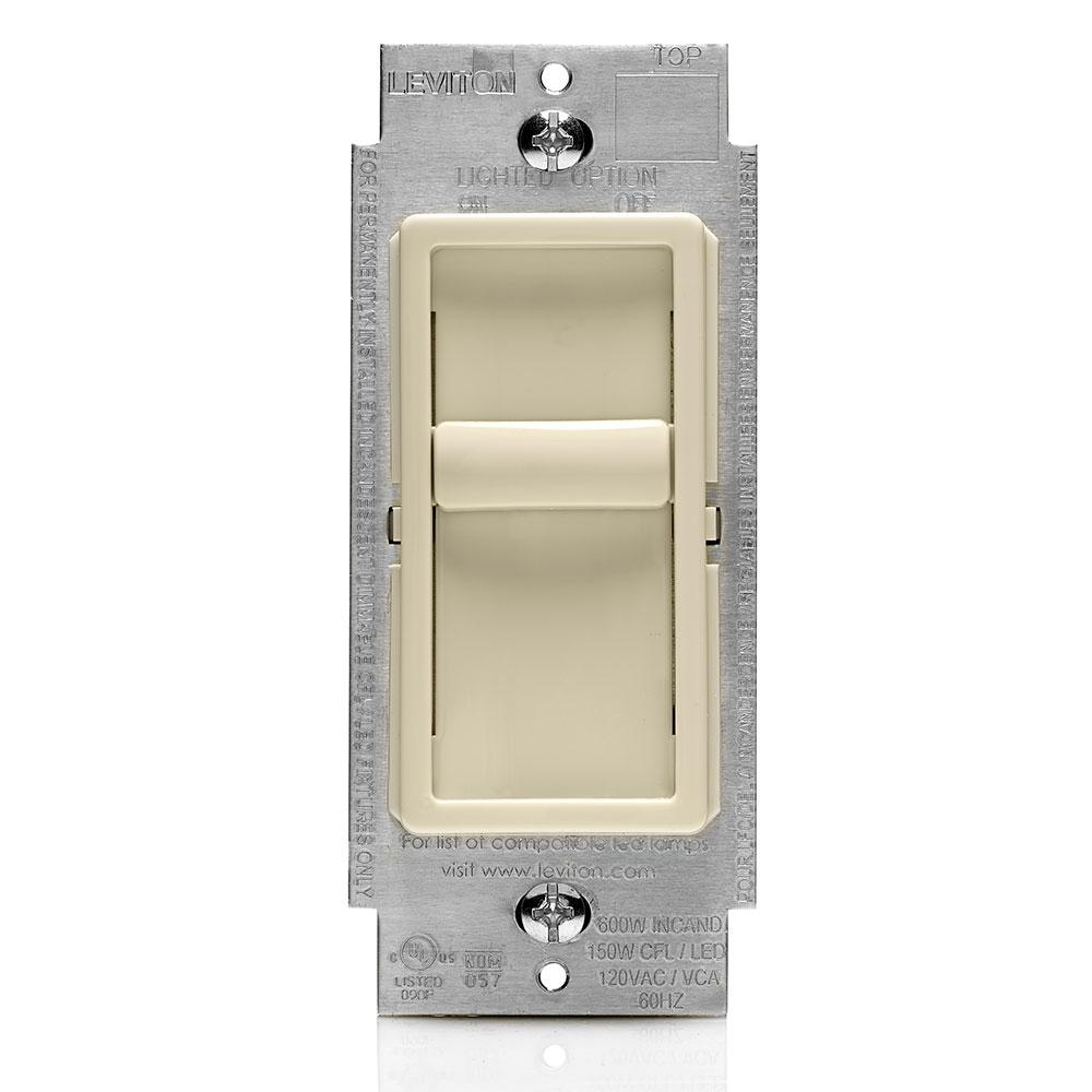 Product image for SureSlide Dimmer Switch for Dimmable LED, Halogen and Incandescent Bulbs