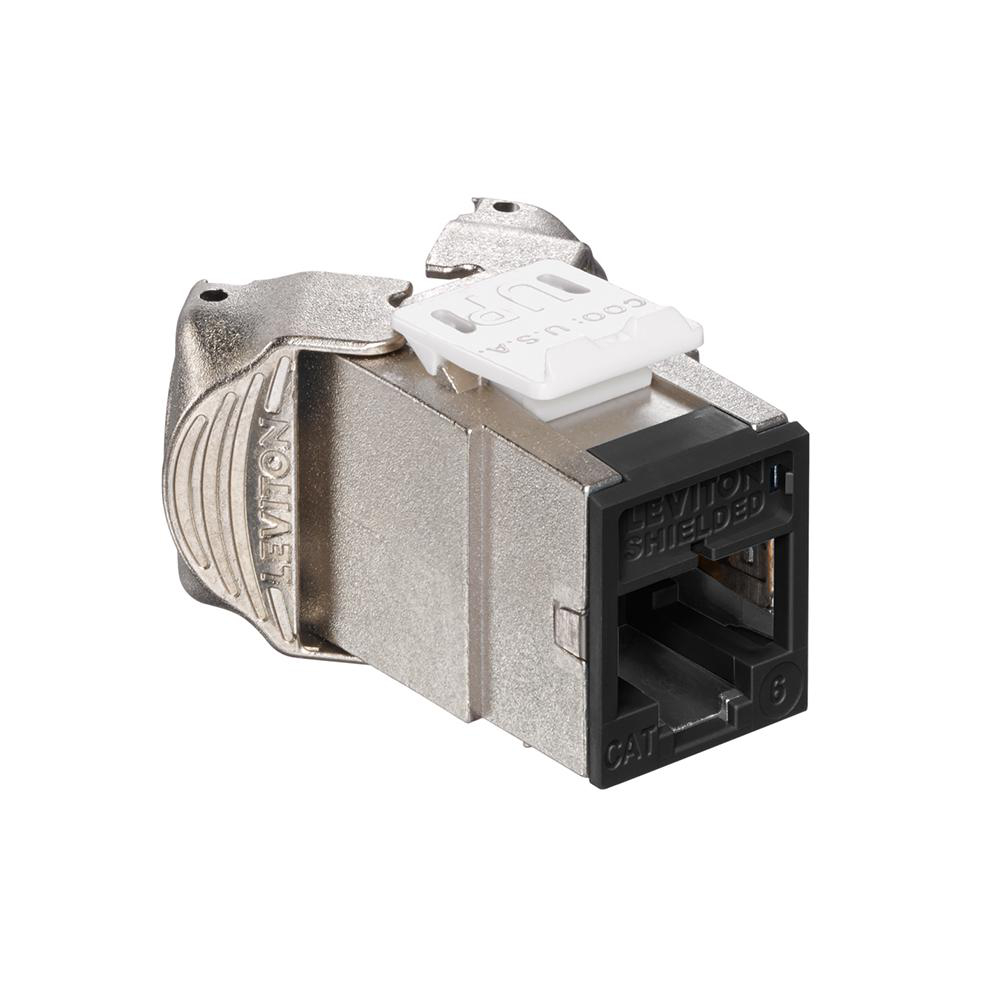 Product image for ATLAS-X1™ Cat 6 Shielded QUICKPORT™ Jack, Black