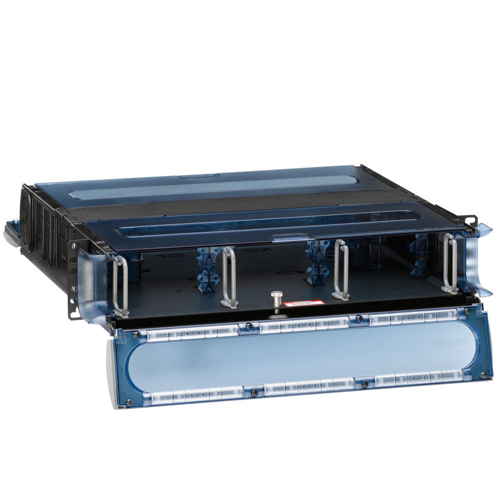 Product image for Enclosure empty with sliding tray fiber 2RU