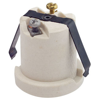 Product image for Holder lamp incandescent medium 660W 250V white