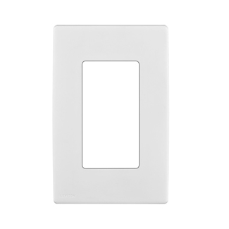 Product image for Wallplate Renu® screwless snap-on 1-gang white