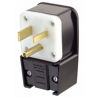 Product image for Plug NEMA 6-50P 3-pole 50a 250v 3-wire straight