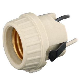 Product image for Holder lamp incandescent medium 660W 250V white