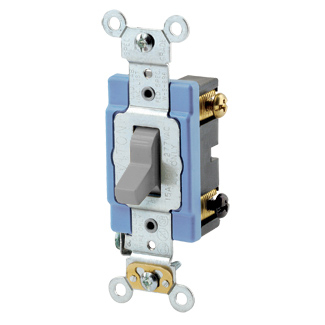 Product image for Switch toggle 3-way 15A 120/277V grey