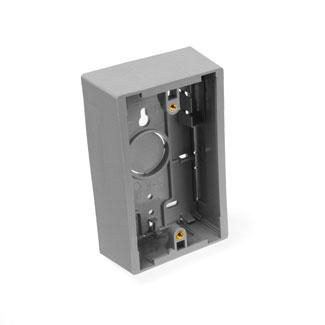 Product image for Back box surface mount plst 1G gry 1.45in depth