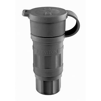Product image for Connector locking 4P 5W 120/208V 20AMP black