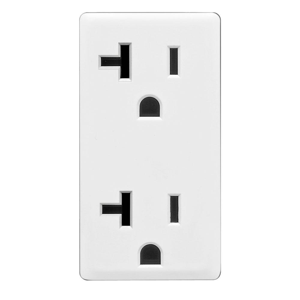 LEVITON RKR20-WW FACE KIT RETROFIT PB WH 20A REC COLOR CHANGE KIT