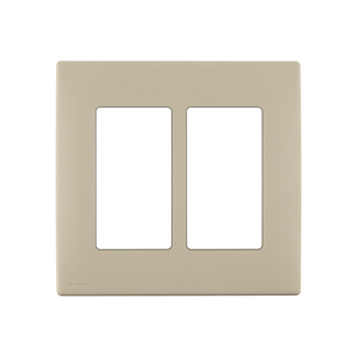 Product image for Wall plate snap-on polymer 2G navajo sand