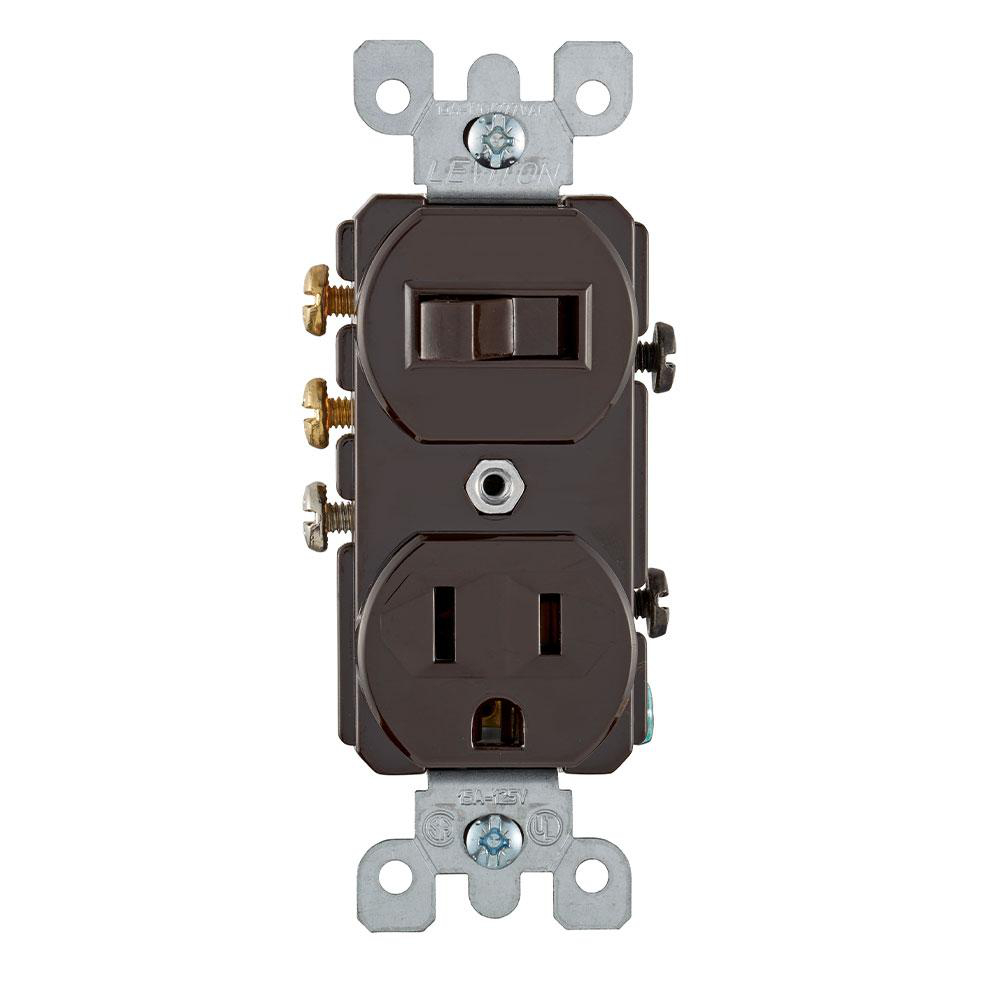 Product image for Combination device thrmplst 3way 120V 15A brn