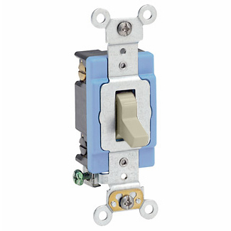 Product image for Switch toggle industrial 4way 120/277V 15A ivory