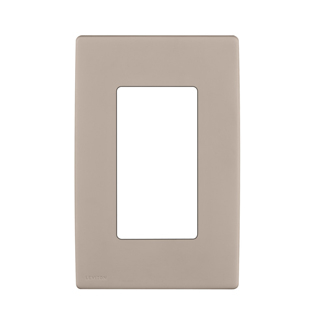 Product image for Wall plate snap-on polymer 1G cafe latte