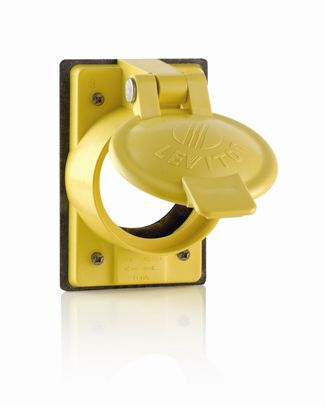 Product image for Cover receptacle weatherproof with lift lid