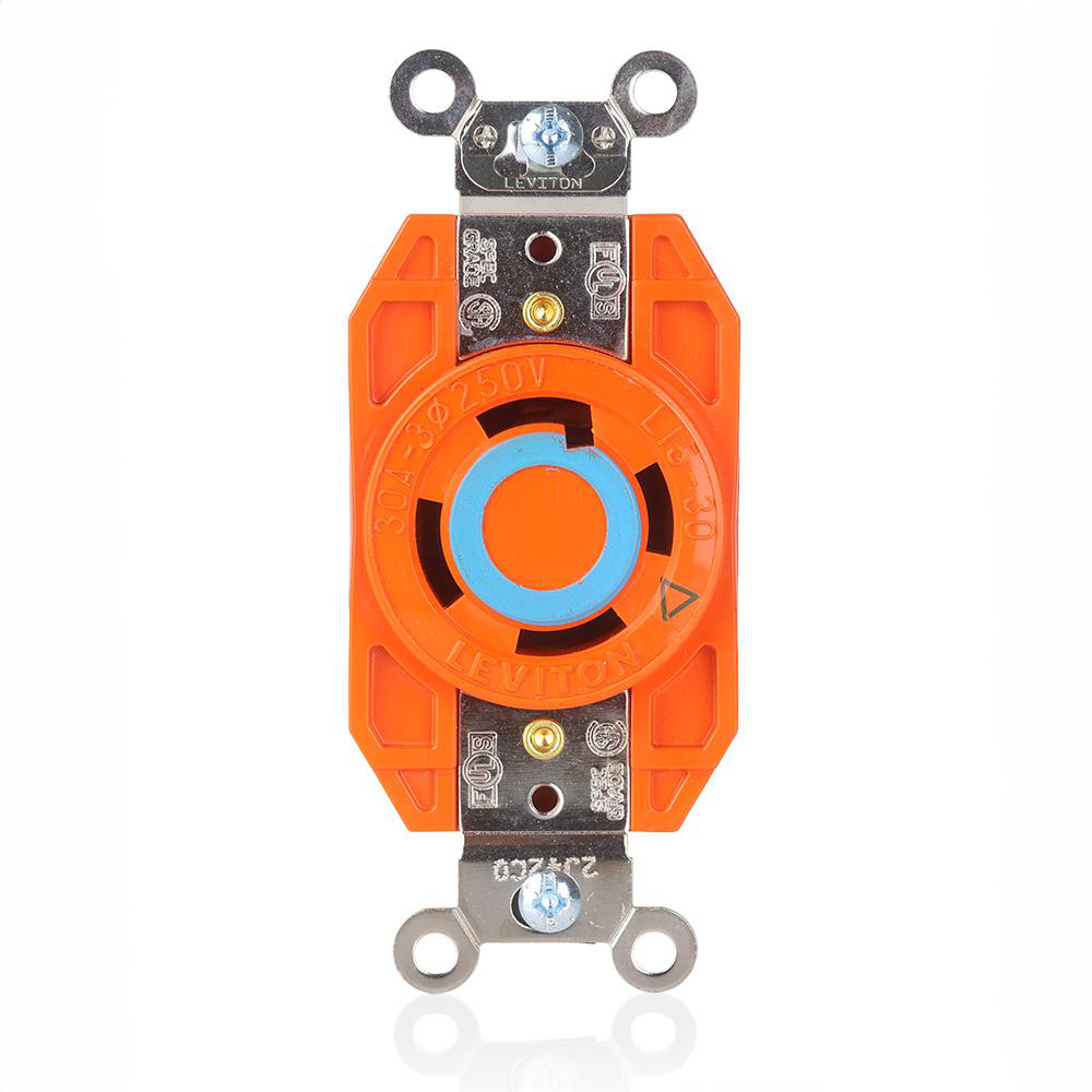 Product image for Receptacle L15-30R twlo iso 3P4W 30A 125/250V ora