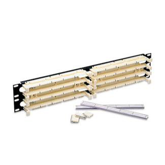 Product image for Kit wiring block CAT-5e rack mount 1RU 100-pair